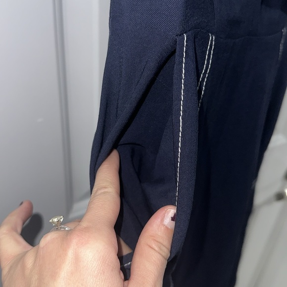 NWT A New Day Nautical Twist Tie Front Dress - Picture 5 of 13